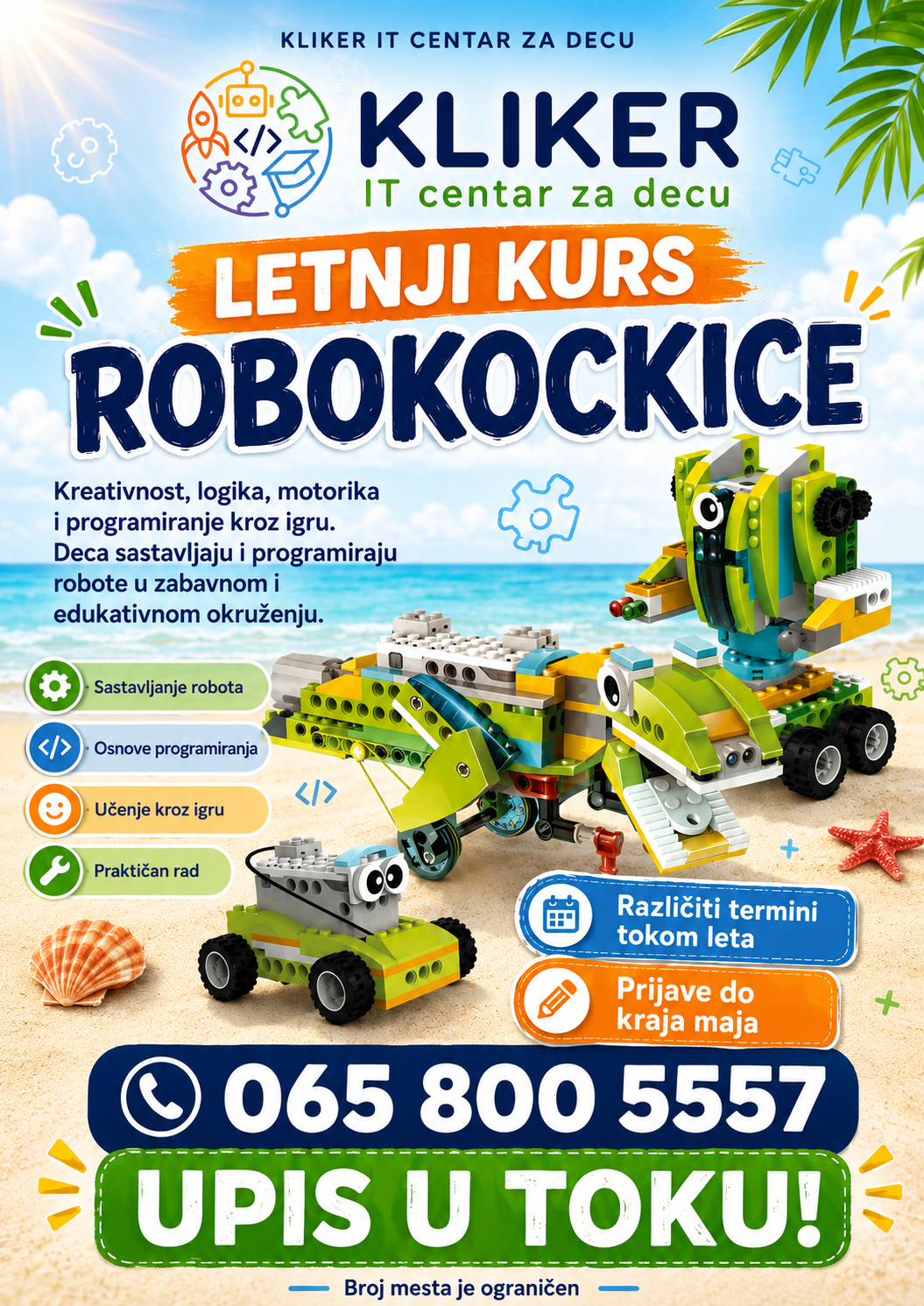 Poster za kurs Robokockice